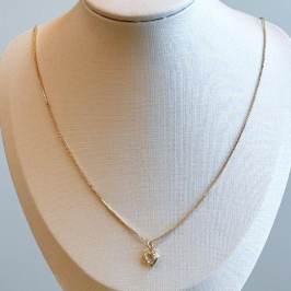 Colar Coraçãozinho Cristal