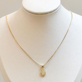 Colar Gota Cravejada