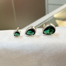 Trio Gota Verde Escuro