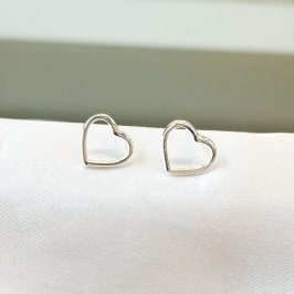 Brinco Coração Vazado