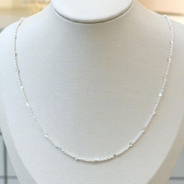 Colar Circulos Amassados