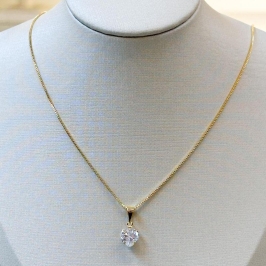 Colar Coração Zircônia