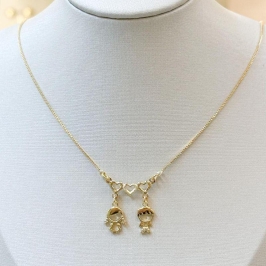 Colar Dois Filhos Casal