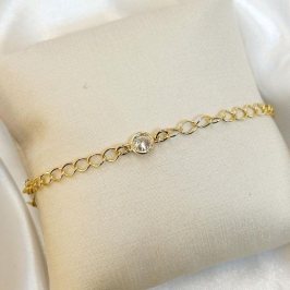 Pulseira Elos e Zircônia