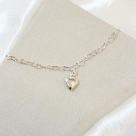 Tornozeleira Coração Zircônia