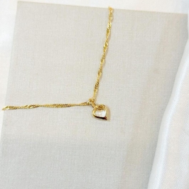 Tornozeleira Coração Zircônia