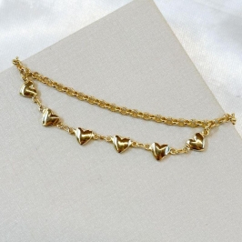 Tornozeleira Corações