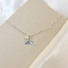 Tornozeleira Pingente Cauda de Sereia