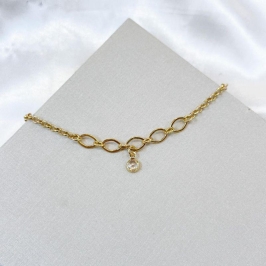 Tornozeleira Ponto de Luz Pendurado