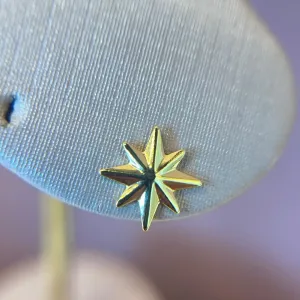 Brinco Estrela Oito Pontas