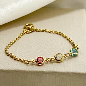 Pulseira Infantil Três Cores