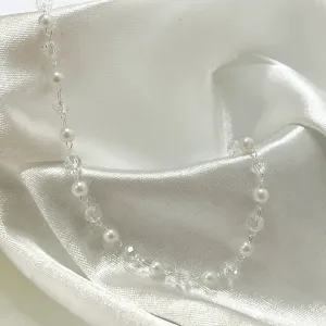 Pulseira Pérolas e Cristal