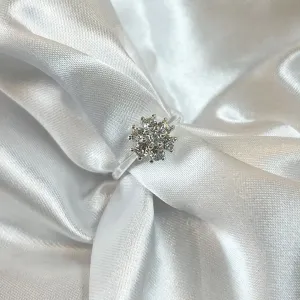 Anel Flor Zircônias