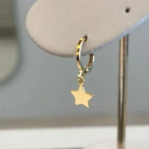 Brinco Estrela Pendurada