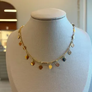 Choker Corações Pendurados