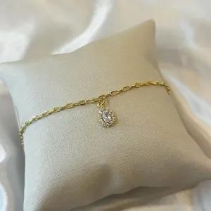 Pulseira Gota Cravejada