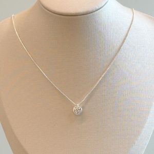 Colar Coração Zircônia