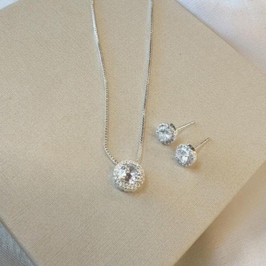 Conjunto Ponto de Luz Borda Cravejada