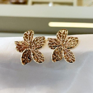 Brinco Flor Linhas