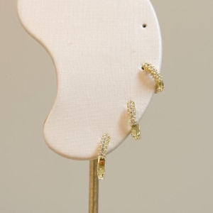 Trio Argolinhas Cravejadas