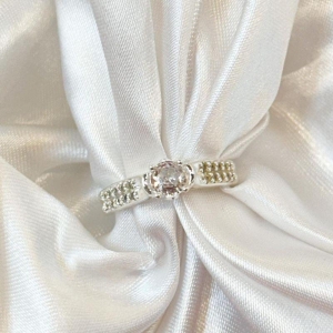 Anel Solitário Aro Grosso