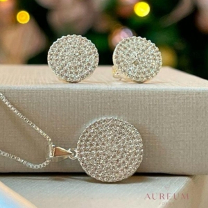 Conjunto Circulo Cravejado