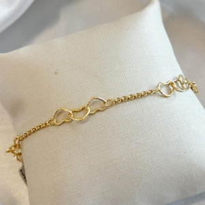 Pulseira Três Corações Infantil