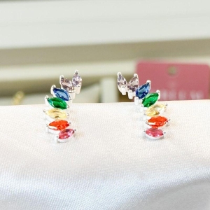 Brinco Navetes Coloridas