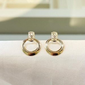 Brinco Círculo Pendurado