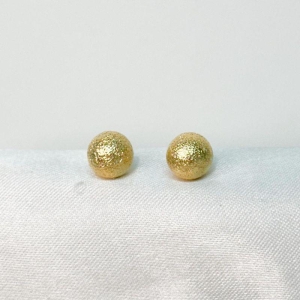 Brinco Bolinha Trabalhada G