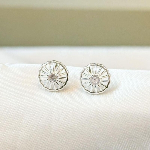 Brinco Circulo Zircônia no Meio