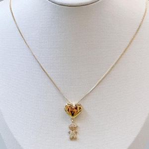 Colar Coração Filho