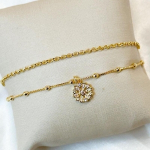 Pulseira Bolinhas com Pingente