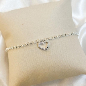 Pulseira Coração Vazado