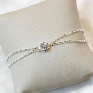 Pulseira Coração Zircônia