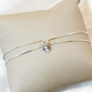 Pulseira Dupla Pingente