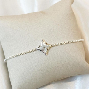 Pulseira Trevo Resina Branca