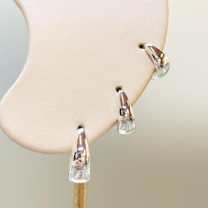 Trio Argolinha Lisa Gota