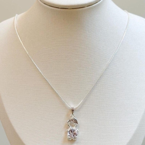 Colar Menino Zircônia Coração