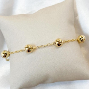 Pulseira Bolas Lisas