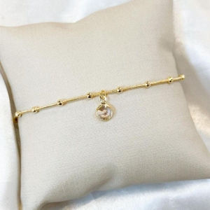 Pulseira Bolinhas com Pingente