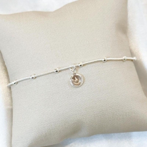 Pulseira Bolinhas com Pingente