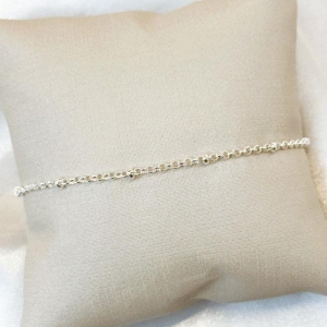 Pulseira Elos Portugês com Bolinhas