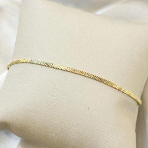Pulseira Fita Trabalhada 2mm