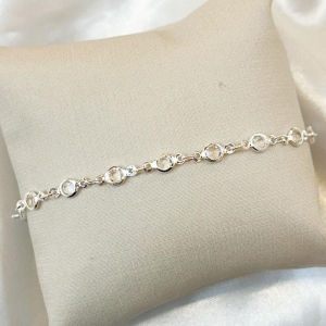 Pulseira Zircônia Redonda