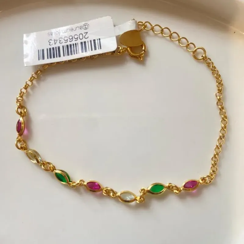 Pulseira Oval Colorida
