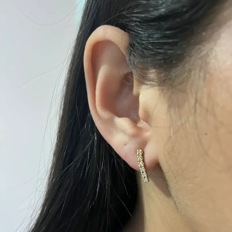 Ear Cuff Zircônia