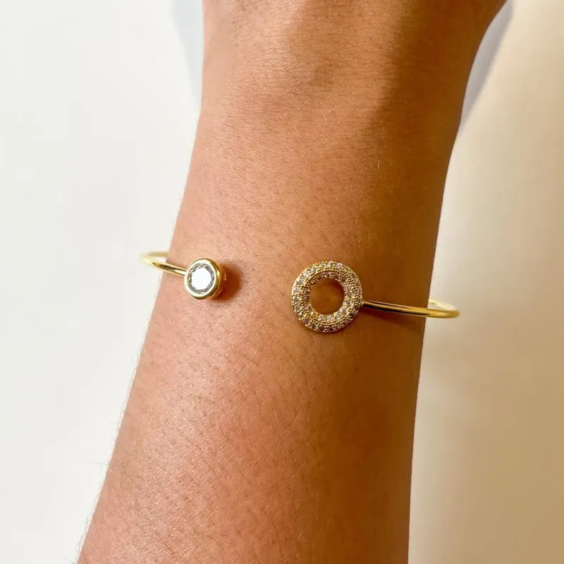 Bracelete Circulo Vazado