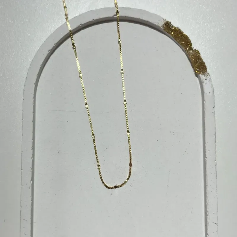 Colar Veneziana com Bolinhas