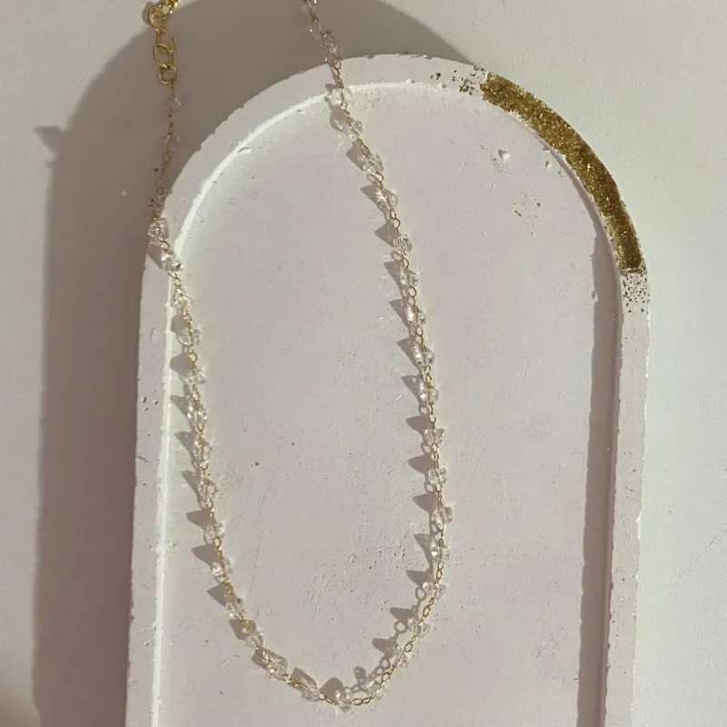Choker Cristais de Vidro